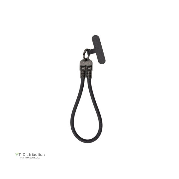 USB-C M/M LANYARD / KEYCHAIN CABLE 0.3M 240W BLACK LANBERG