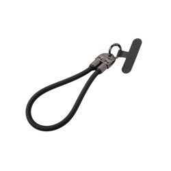 USB-C M/M LANYARD / KEYCHAIN CABLE 0.3M 240W BLACK LANBERG