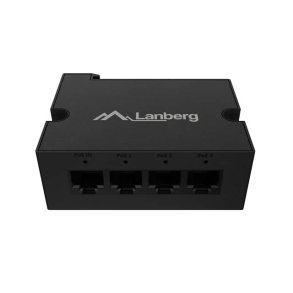 SWITCH POE EXTENDER DIN-FE4-AT-30W 1XIN 3XOUT FAST ETHERNET DIN RAIL AT 30W METAL CLIPS LANBERG