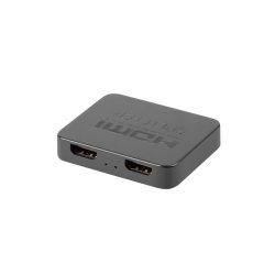 SPLITTER VIDEO LANBERG HDMI->2X HDMI 4K + USB-C PORT BLACK