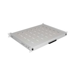SLIDING SHELF FOR 19" RACK CABINETS 350MM GREY LANBERG (1U/445X350MM, LOAD CAPACITY UP TO 35KG)