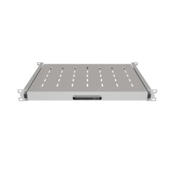 SLIDING SHELF FOR 19" RACK CABINETS 350MM GREY LANBERG (1U/445X350MM, LOAD CAPACITY UP TO 35KG)