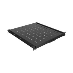 SLIDING SHELF FOR 19" RACK CABINETS 500MM BLACK LANBERG (1U/445X500MM, LOAD CAPACITY UP TO 35KG)