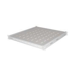 SLIDING SHELF FOR 19" RACK CABINETS 500MM GREY LANBERG (1U/445X500MM, LOAD CAPACITY UP TO 35KG)