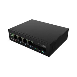 SWITCH LANBERG LIGHT INDUSTRIALPOE 1XBT 3XAT 2XSFP DIN UNMANAGMENT GIGABIT ETHERNET