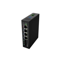 SWITCH LANBERG LIGHT INDUSTRIALPOE 1XBT 3XAT 2XSFP DIN UNMANAGMENT GIGABIT ETHERNET