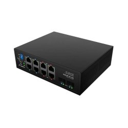 SWITCH LANBERG ILGE-8P-2S-120 POE 4XBT 4XAT 2XSFP DIN UNMANAGMENT GIGABIT ETHERNET