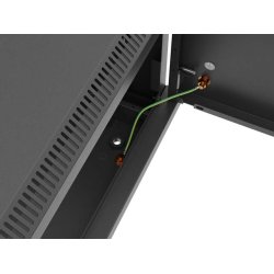 RACK CABINET 19" WALL-MOUNT 4U/600X450 (FLAT PACK) WITH METAL DOOR BLACK LANBERG