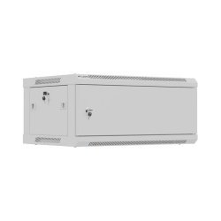 RACK CABINET 19" WALL-MOUNT 4U/600X450 (FLAT PACK) WITH METAL DOOR GREY LANBERG