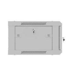 RACK CABINET 19" WALL-MOUNT 4U/600X450 (FLAT PACK) WITH METAL DOOR GREY LANBERG