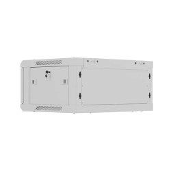 RACK CABINET 19" WALL-MOUNT 4U/600X450 (FLAT PACK) WITH METAL DOOR GREY LANBERG