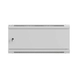 RACK CABINET 19" WALL-MOUNT 4U/600X600 (FLAT PACK) WITH METAL DOOR GREY LANBERG