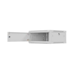 RACK CABINET 19" WALL-MOUNT 4U/600X600 (FLAT PACK) WITH METAL DOOR GREY LANBERG