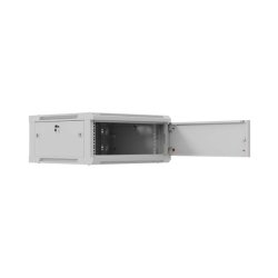 RACK CABINET 19" WALL-MOUNT 4U/600X600 (FLAT PACK) WITH METAL DOOR GREY LANBERG