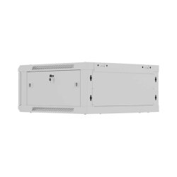 RACK CABINET 19" WALL-MOUNT 4U/600X600 (FLAT PACK) WITH METAL DOOR GREY LANBERG