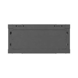 RACK CABINET 19" WALL-MOUNT 4U/600X600 (FLAT PACK) WITH PERFORATED DOOR BLACK LANBERG