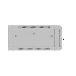 RACK CABINET 19" WALL-MOUNT 4U/600X600 (FLAT PACK) WITH PERFORATED DOOR GREY LANBERG