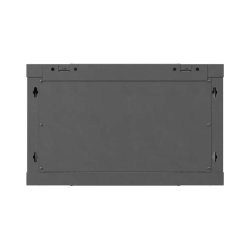 RACK CABINET 19" WALL-MOUNT 6U/600X600 (FLAT PACK) WITH PERFORATED DOOR BLACK LANBERG