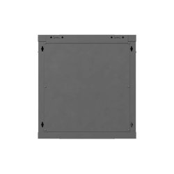 RACK CABINET 19" WALL-MOUNT 12U/600X600 (FLAT PACK) WITH PERFORATED DOOR BLACK LANBERG