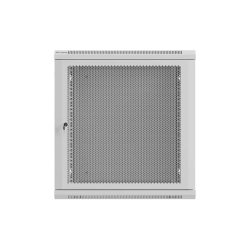 RACK CABINET 19" WALL-MOUNT 12U/600X600 (FLAT PACK) WITH PERFORATED DOOR GREY LANBERG