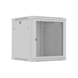 RACK CABINET 19" WALL-MOUNT 12U/600X600 (FLAT PACK) WITH PERFORATED DOOR GREY LANBERG