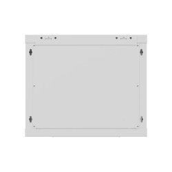 RACK CABINET 19" WALL-MOUNT 9U/600X600 (FLAT PACK) WITH PERFORATED DOOR BLACK LANBERG