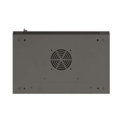 RACK CABINET 19" WALL-MOUNT 12U/540X350 (FLAT PACK) WITH GLASS DOOR BLACK LANBERG