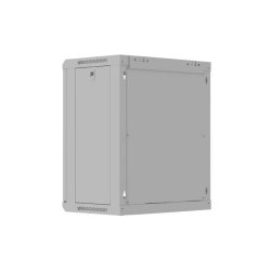 RACK CABINET 19" WALL-MOUNT 12U/540X350 (FLAT PACK) WITH GLASS DOOR GREY LANBERG