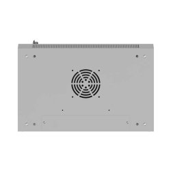 RACK CABINET 19" WALL-MOUNT 12U/540X350 (FLAT PACK) WITH GLASS DOOR GREY LANBERG