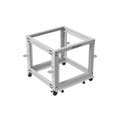 OPEN RACK 19" 9U 600X600-1100 ADJUSTABLE GREY LANBERG