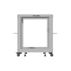 OPEN RACK 19" 12U 600X600-1100 ADJUSTABLE GREY LANBERG