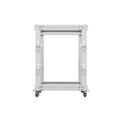 OPEN RACK 19" 15U 600X600-1100 ADJUSTABLE GREY LANBERG