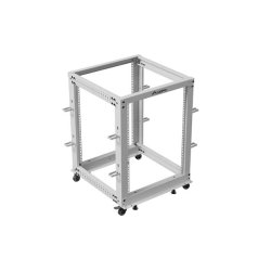 OPEN RACK 19" 15U 600X600-1100 ADJUSTABLE GREY LANBERG