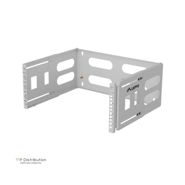FOLDING BRACKET WALL-MOUNT 19" 4U 497X400/240 GREY LANBERG