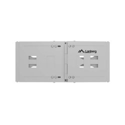 FOLDING BRACKET WALL-MOUNT 19" 4U 497X400/240 GREY LANBERG