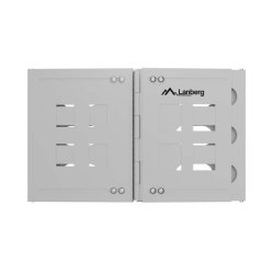 FOLDING BRACKET WALL-MOUNT 19" 6U 497X400/240 GREY LANBERG
