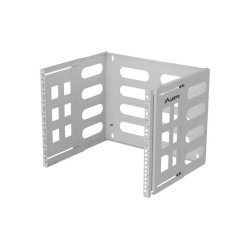 FOLDING BRACKET WALL-MOUNT 19" 8U 497X400/240 GREY LANBERG