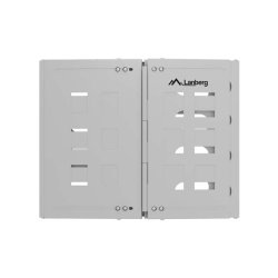 FOLDING BRACKET WALL-MOUNT 19" 8U 497X400/240 GREY LANBERG