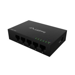 SWITCH LANBERG DSM1-1005 5X 1GB/S UNMANAGED GIGABIT ETHERNET DESKTOP 12V METAL CASE