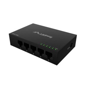 SWITCH LANBERG DSM1-1005 5X 1GB/S UNMANAGED GIGABIT ETHERNET DESKTOP 12V METAL CASE