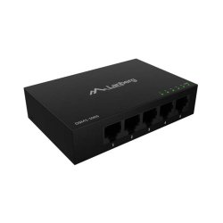 SWITCH LANBERG DSM1-1005 5X 1GB/S UNMANAGED GIGABIT ETHERNET DESKTOP 12V METAL CASE