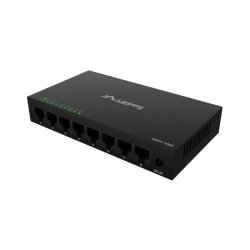 SWITCH LANBERG DSM1-1008 8X 1GB/S UNMANAGED GIGABIT ETHERNET DESKTOP 12V METAL CASE
