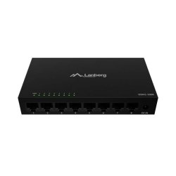 SWITCH LANBERG DSM1-1008 8X 1GB/S UNMANAGED GIGABIT ETHERNET DESKTOP 12V METAL CASE