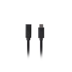 USB-C M/F 3.1 CABLE 0.5M BLACK LANBERG