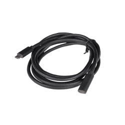 USB-C M/F 3.1 CABLE 1.5M BLACK LANBERG