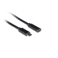 USB-C M/F 3.1 CABLE 1.5M BLACK LANBERG