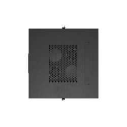 RACK CABINET 19" FREE-STANDING 24U/600X600 (FLAT PACK) WITH MESH DOOR LCD BLACK LANBERG V2