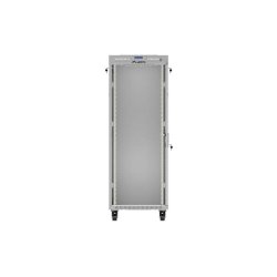 RACK CABINET 19" FREE-STANDING 32U/600X800 (FLAT PACK) WITH GLASS DOOR LCD GREY LANBERG V2