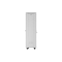 RACK CABINET 19" FREE-STANDING 42U/600X600 (FLAT PACK) WITH GLASS DOOR LCD GREY LANBERG V2