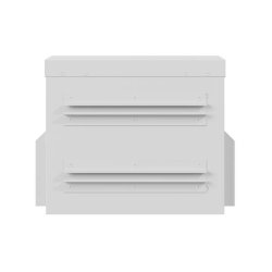 RACK CABINET 10" WALL/POLE-MOUNT IP55 HERMETIC 320X220X300 GREY LANBERG (ASSEMBLED)